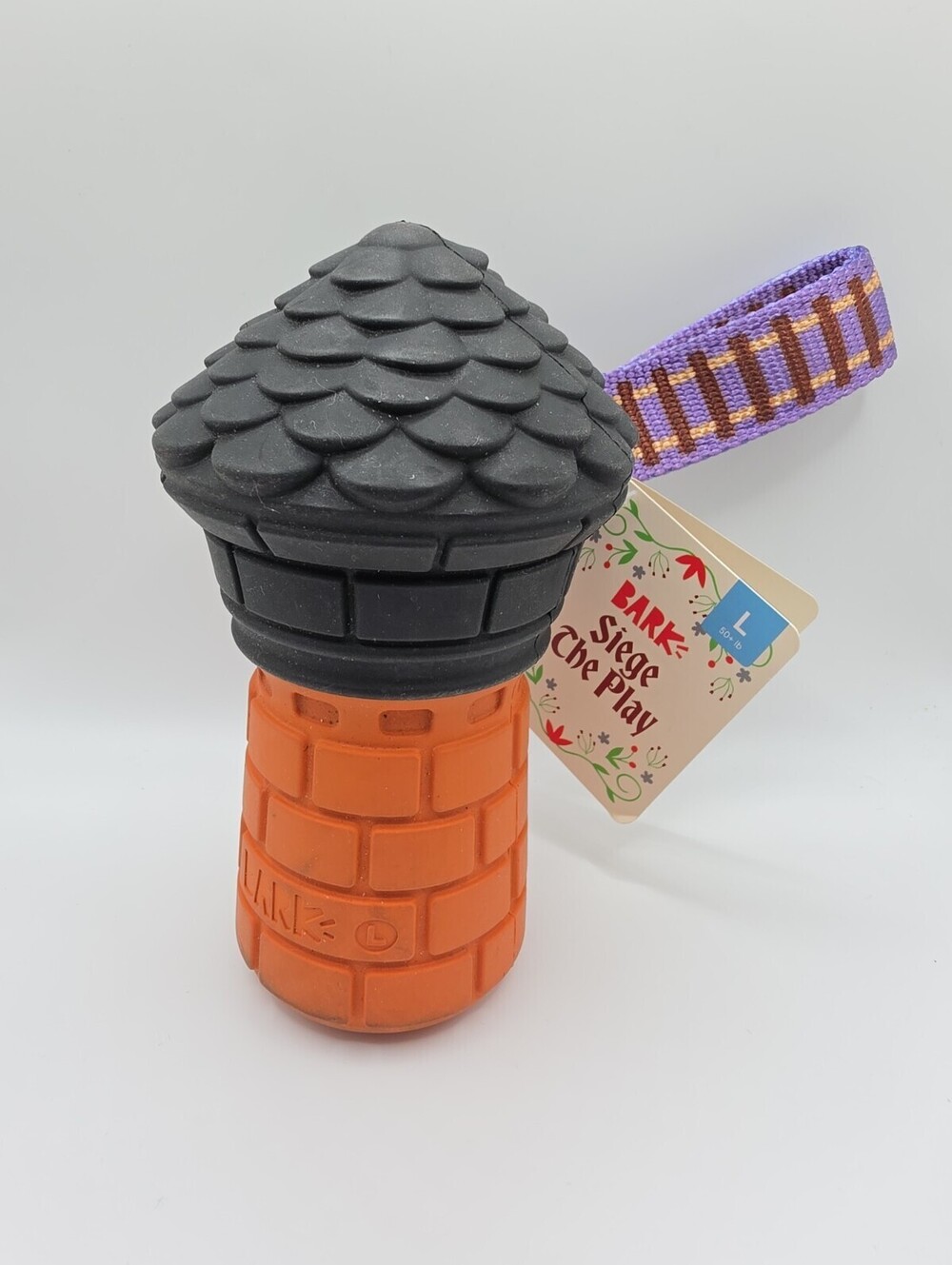 Bark Super Super Chewer "Siege The Play" Dog 5oy - Large 50 Pounds Plus